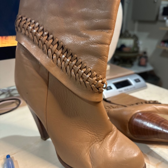 size 61/2 tan soft leather from brazil boots - Picture 14 of 16